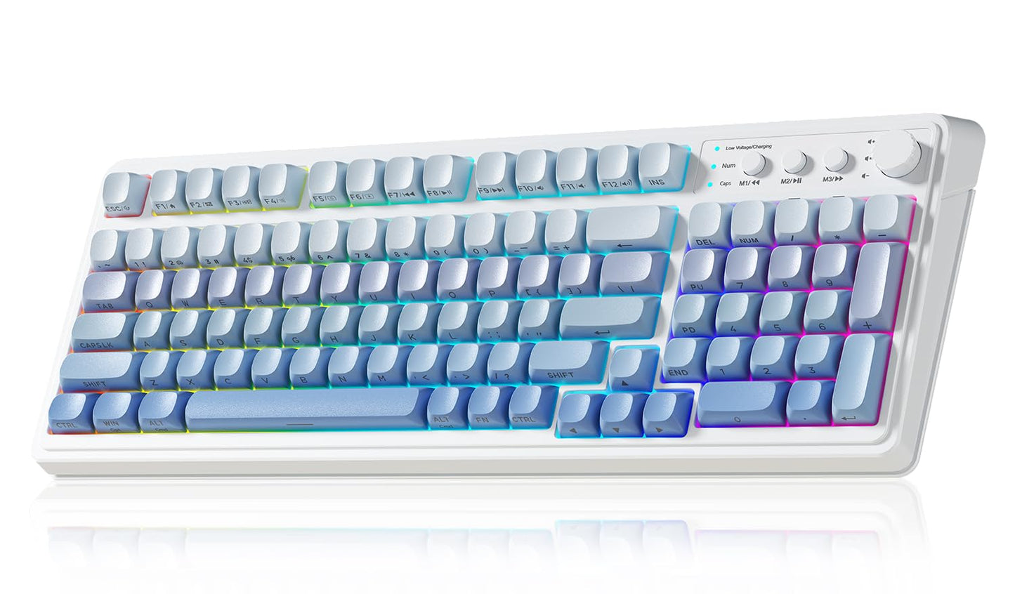 Metacova S99 | Tri-Mode Wireless Mechanical Keyboard - Creamy Edition
