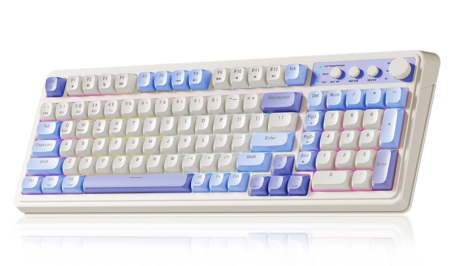Metacova S99 | Tri-Mode Wireless Mechanical Keyboard - Creamy Edition
