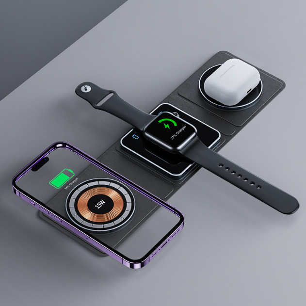 Metacova 3 In 1  Charging Pad With Night Light Magnetic Station