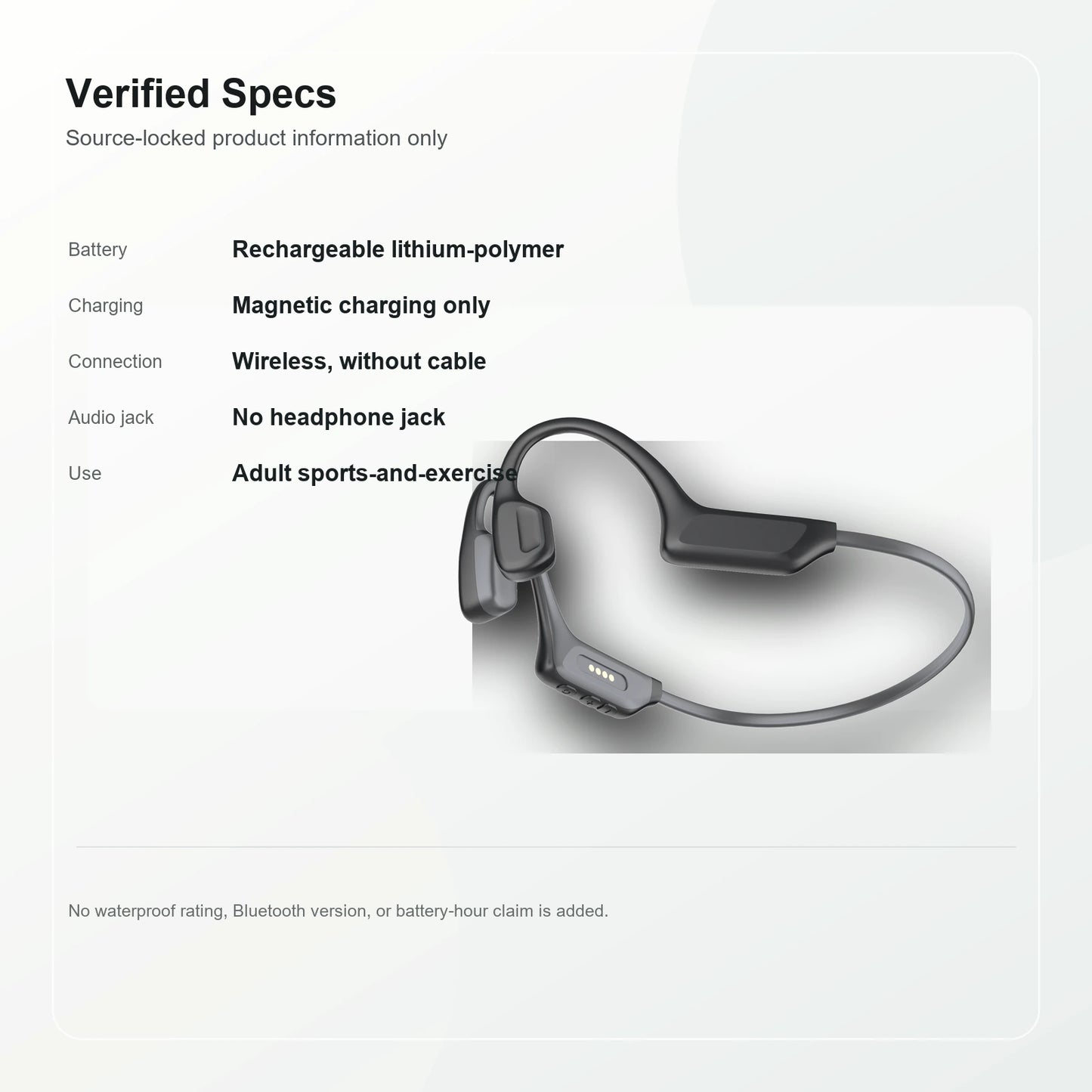 T05 Open-Ear Sports Bone Conduction Headphones - 32GB Memory