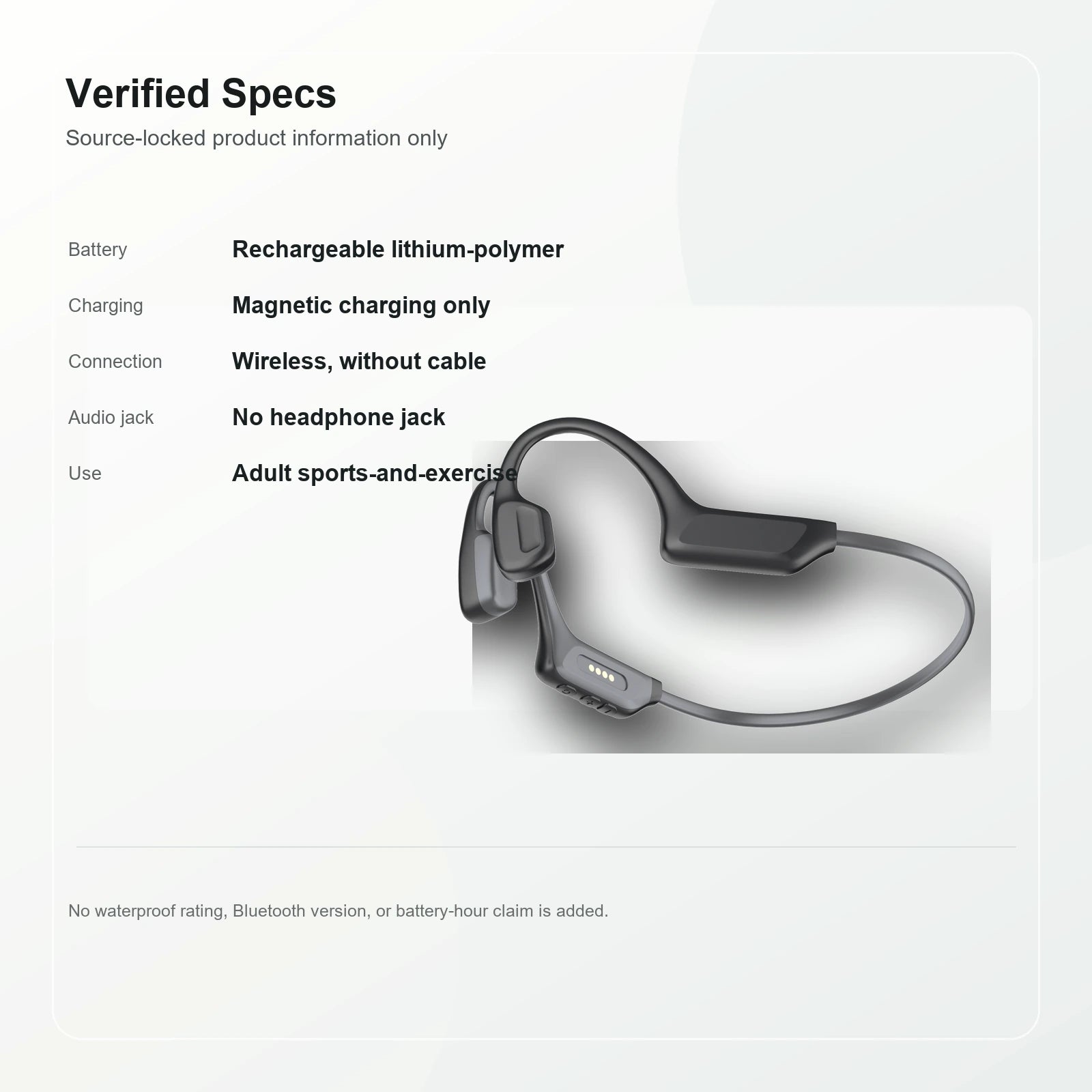 T05 Open-Ear Sports Bone Conduction Headphones - 32GB Memory