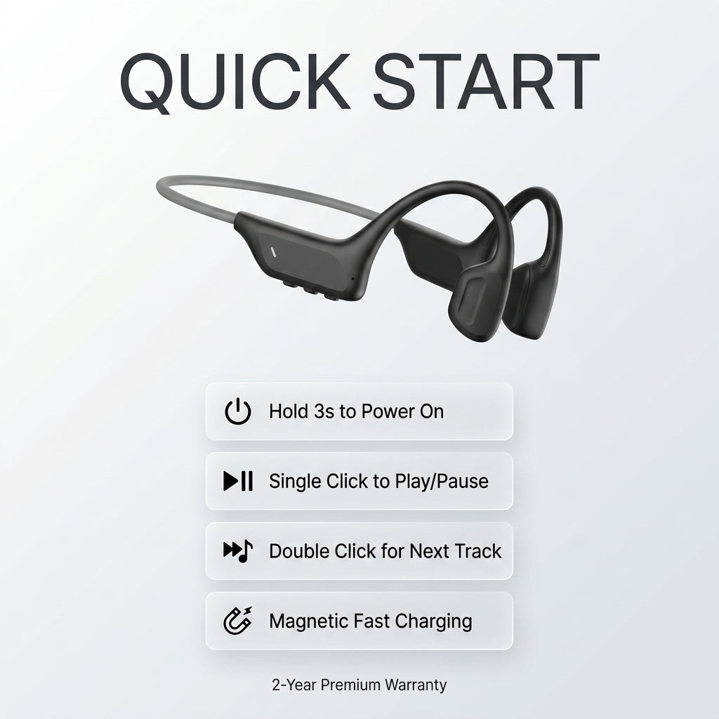 T05 Open-Ear Sports Bone Conduction Headphones