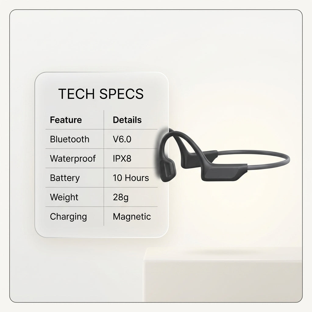 T05 Open-Ear Sports Bone Conduction Headphones